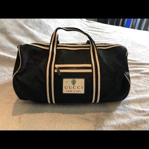 Gucci Vintage AUTHENTIC Nylon Duffle Bag